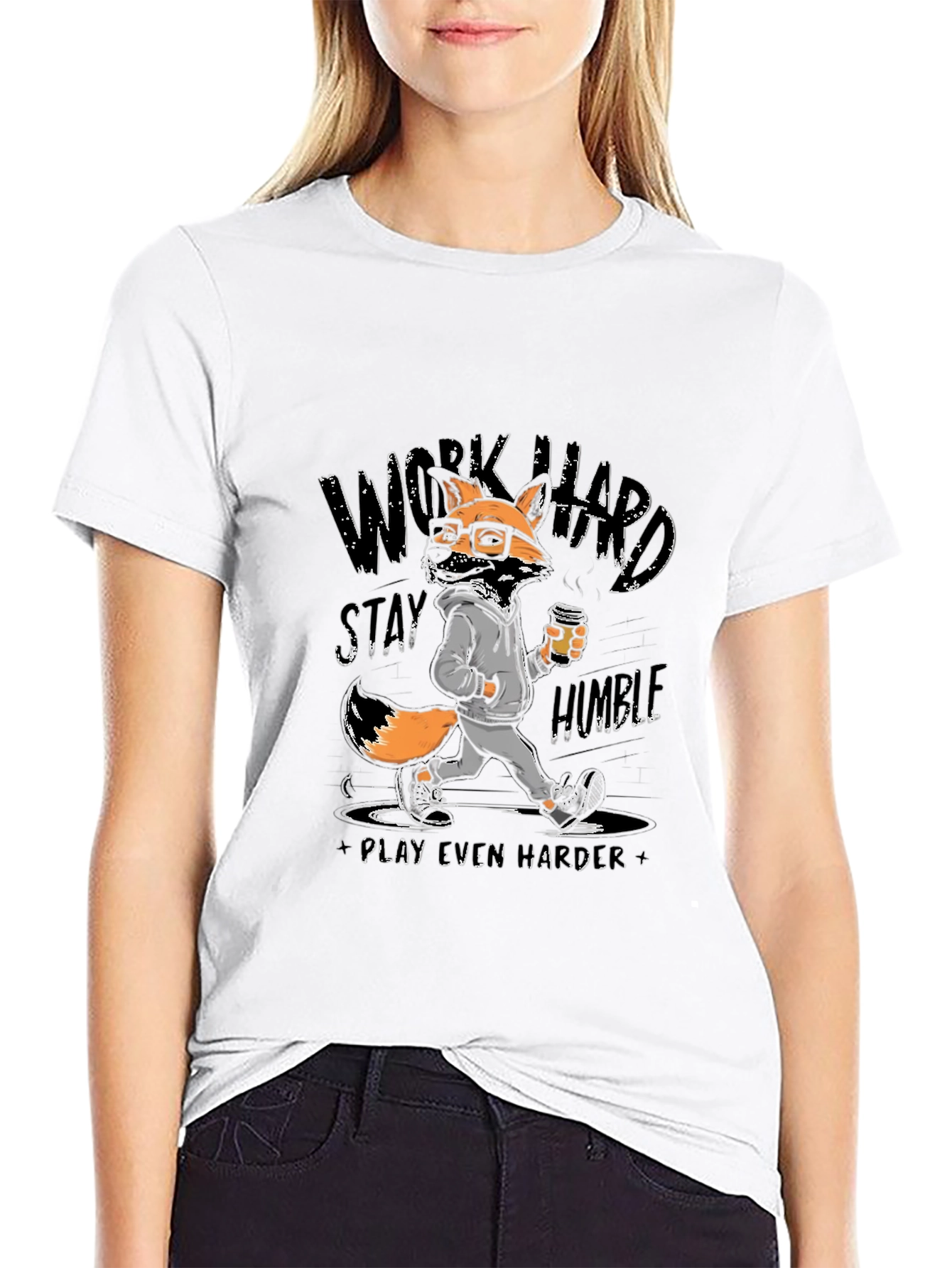 Work Hard Stay Humble Graphic T-Shirt