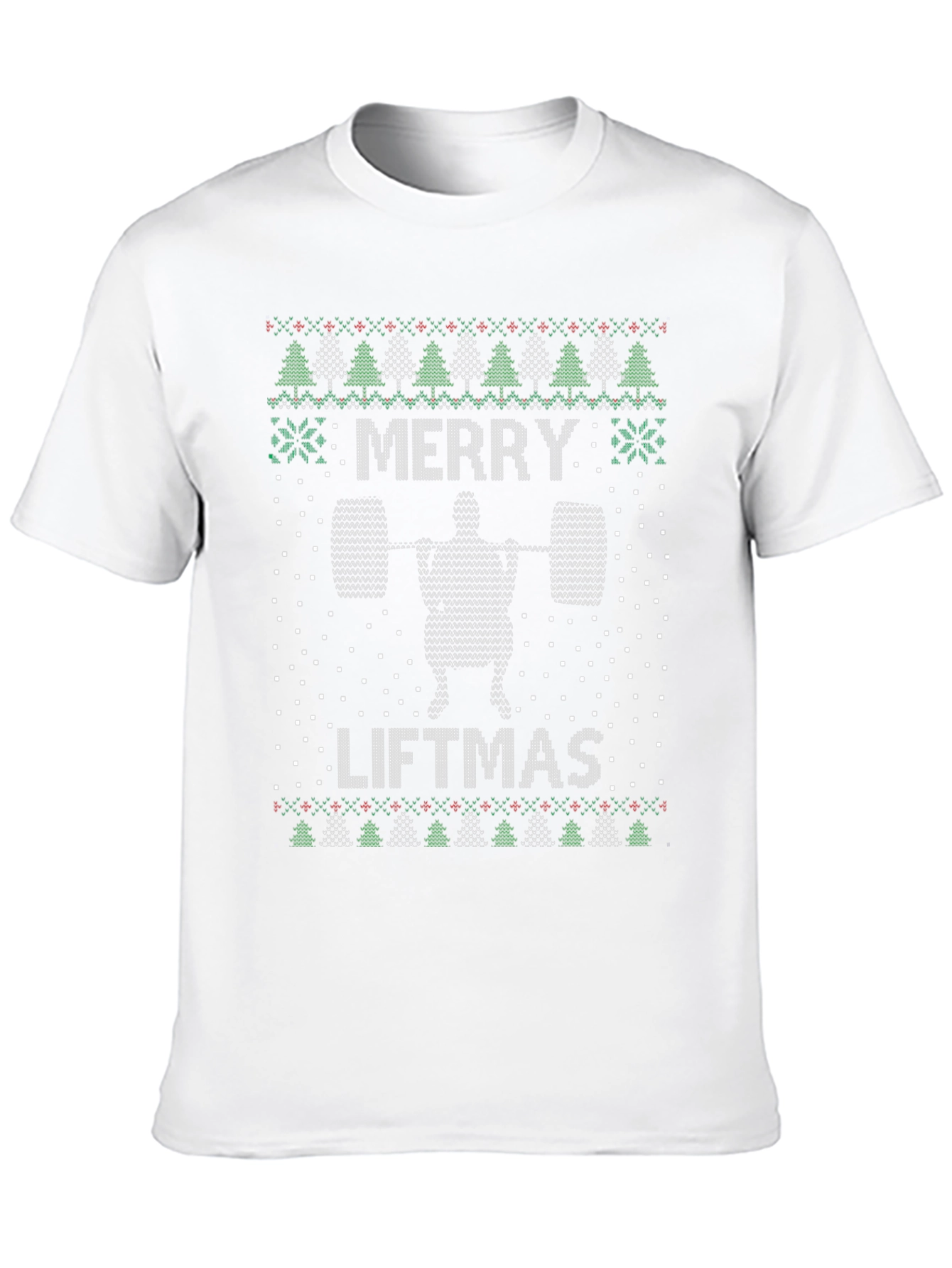 Merry Liftmas Ugly Christmas Sweater Workout T-Shirt