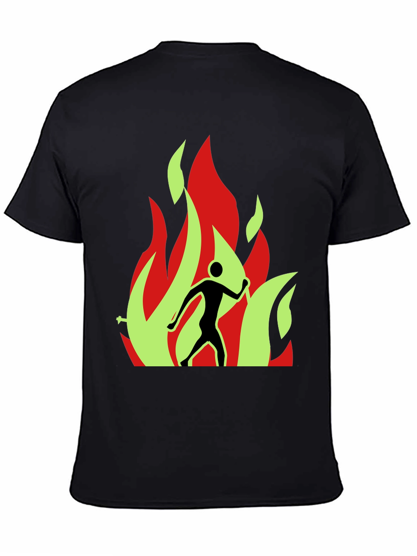 Burning Man Graphic Tee - Black T-Shirt