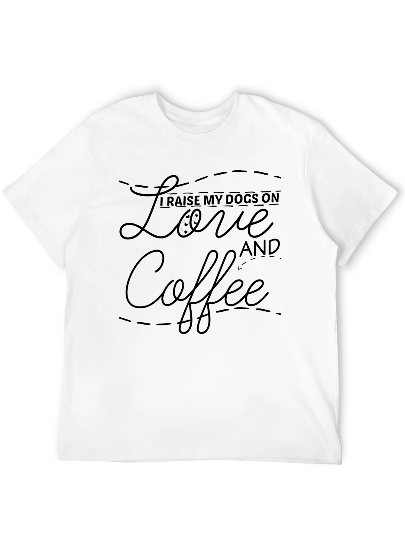 Love & Coffee Dog Lover T-Shirt