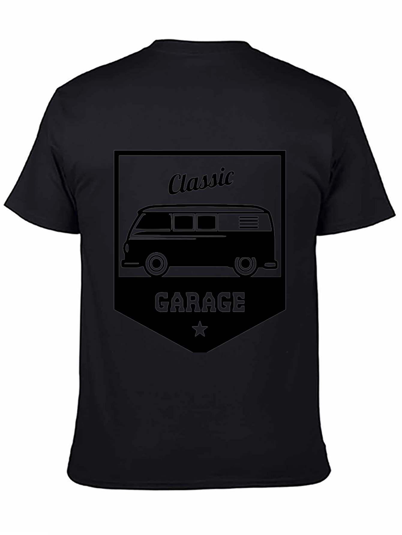 Classic Garage Van Graphic Tee - Retro Style