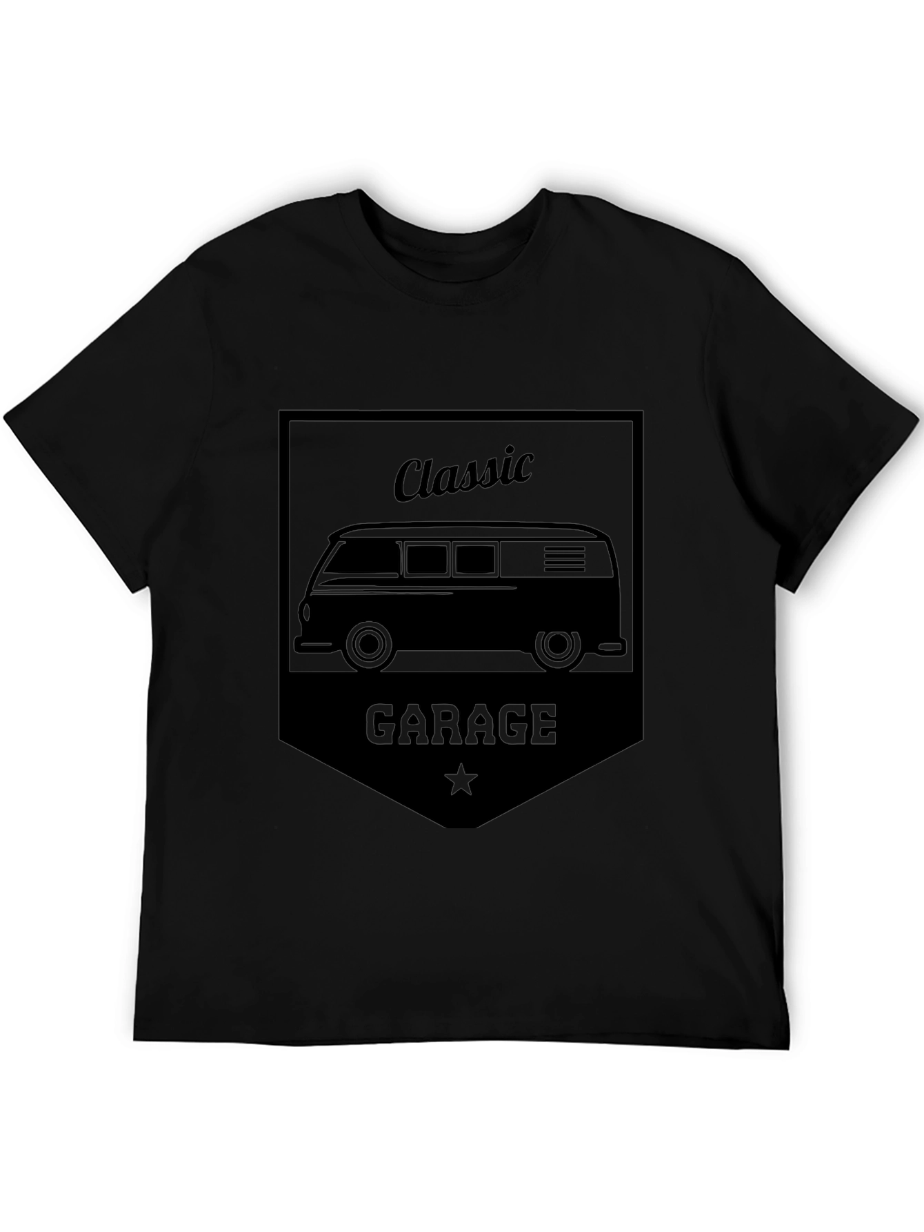 Classic Garage Van Graphic Tee - Retro Style