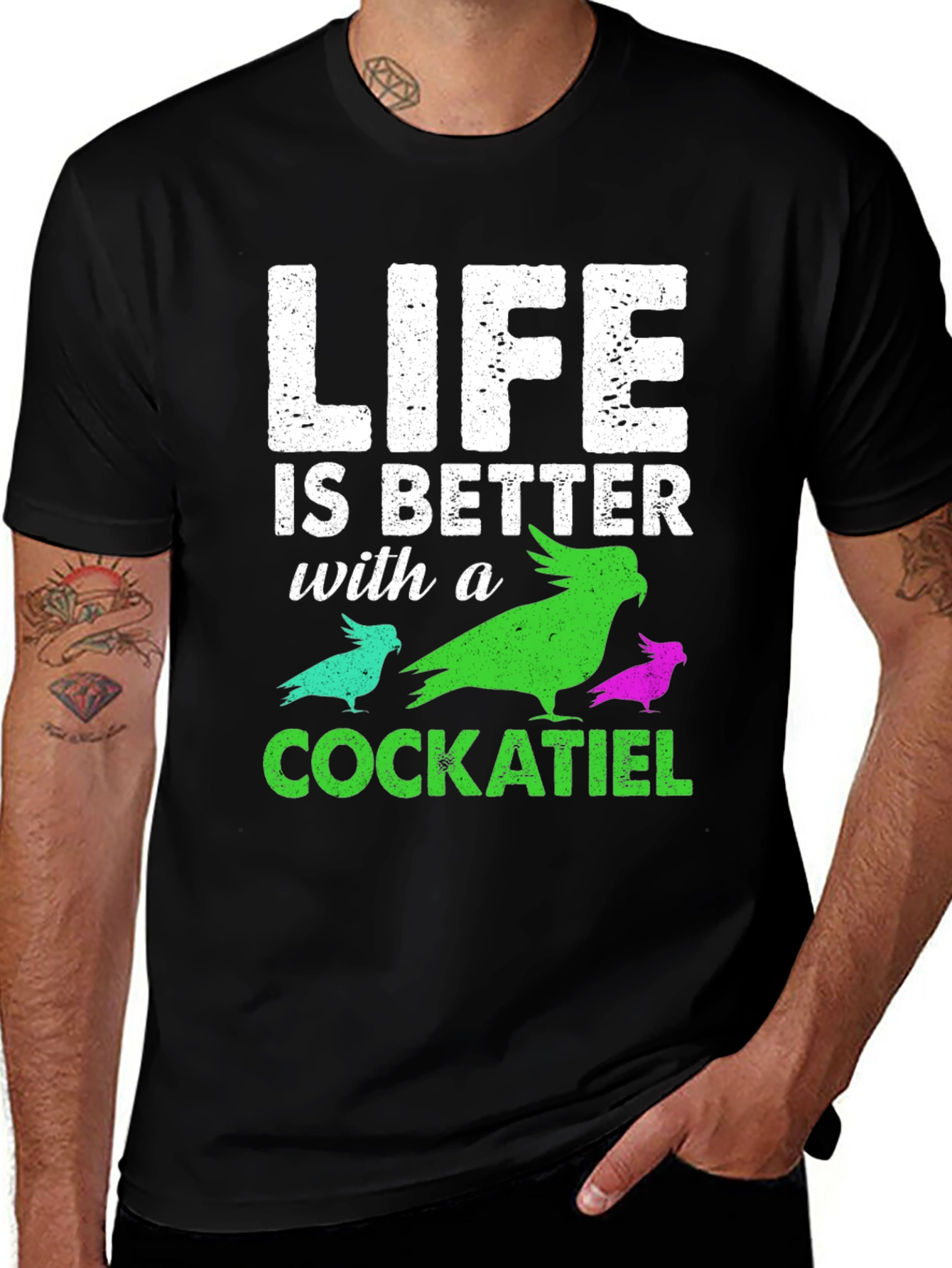 Life Is Better With a Cockatiel T-Shirt