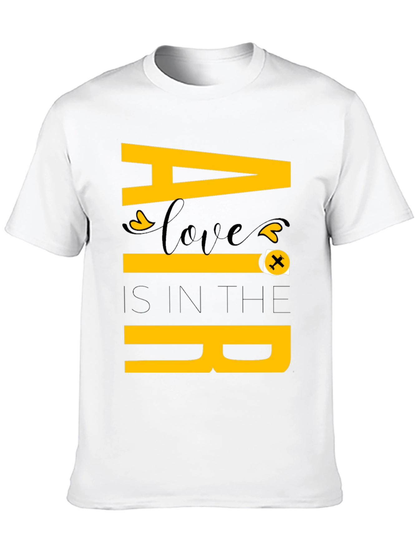 Air Love Graphic Tee - Unique Aviation Inspired Shirt