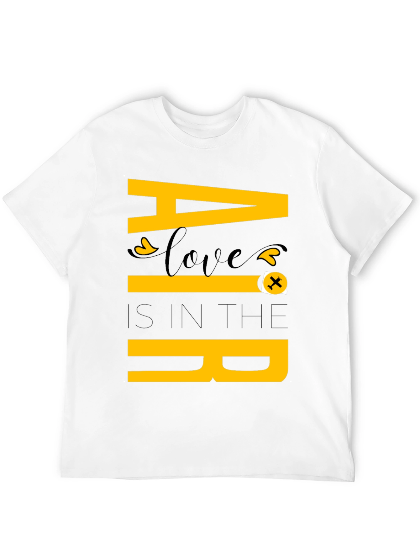 Air Love Graphic Tee - Unique Aviation Inspired Shirt
