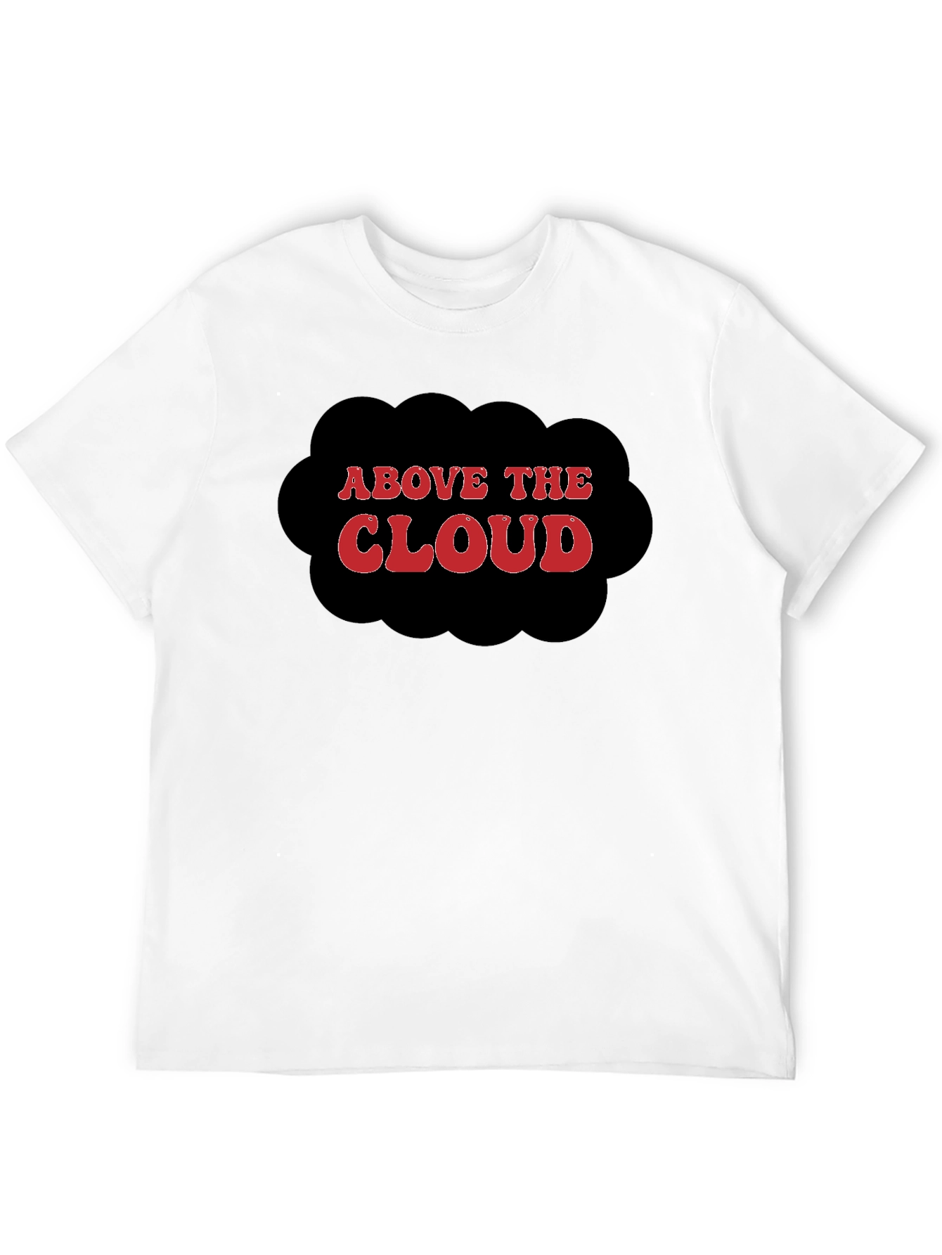 Above the Cloud Black Graphic Tee
