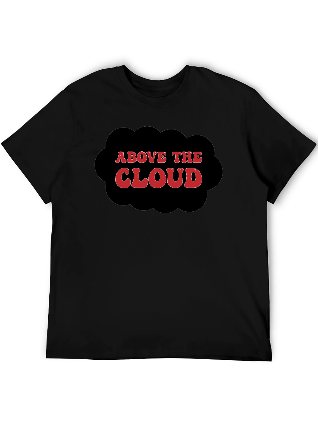 Above the Cloud Black Graphic Tee
