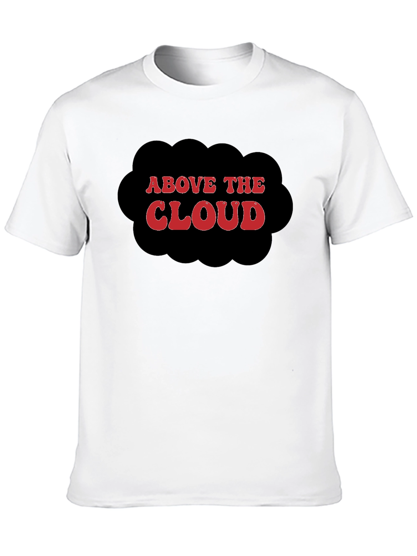 Above the Cloud Black Graphic Tee