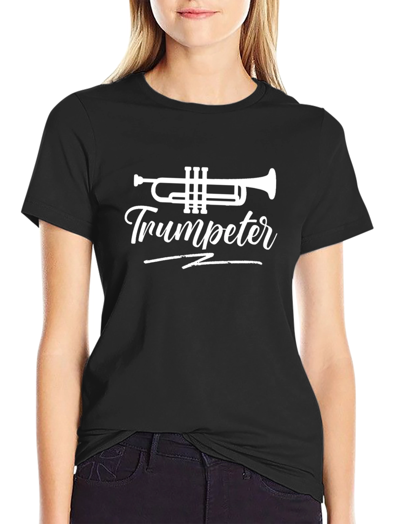 Trumpeter Graphic Tee - Musician T-Shirt
