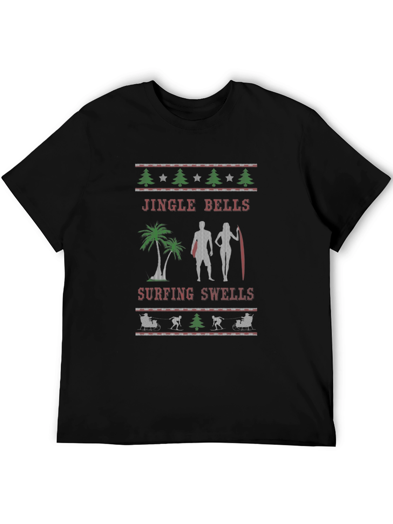 Surfing Swells Holiday Tee