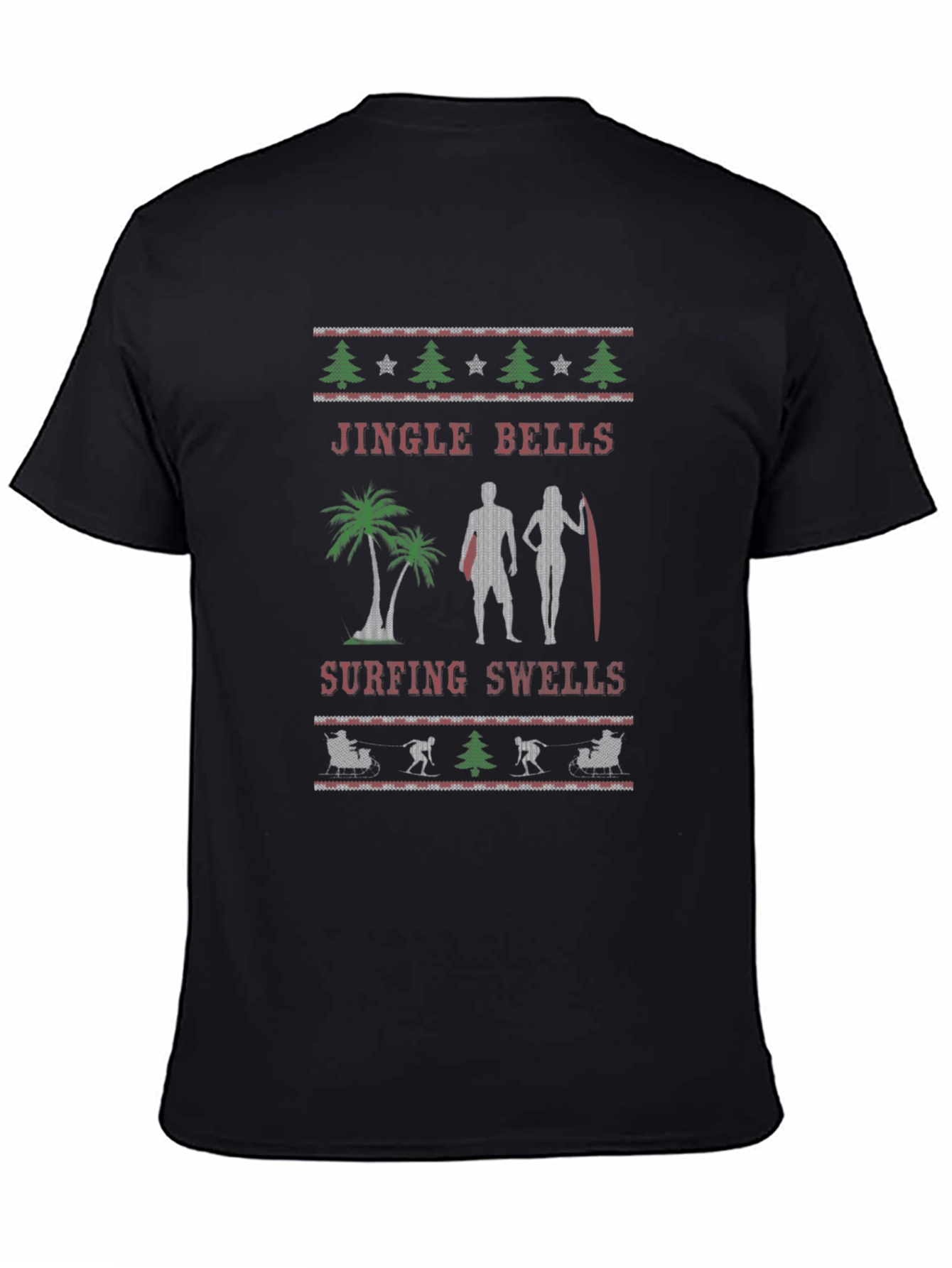 Surfing Swells Holiday Tee