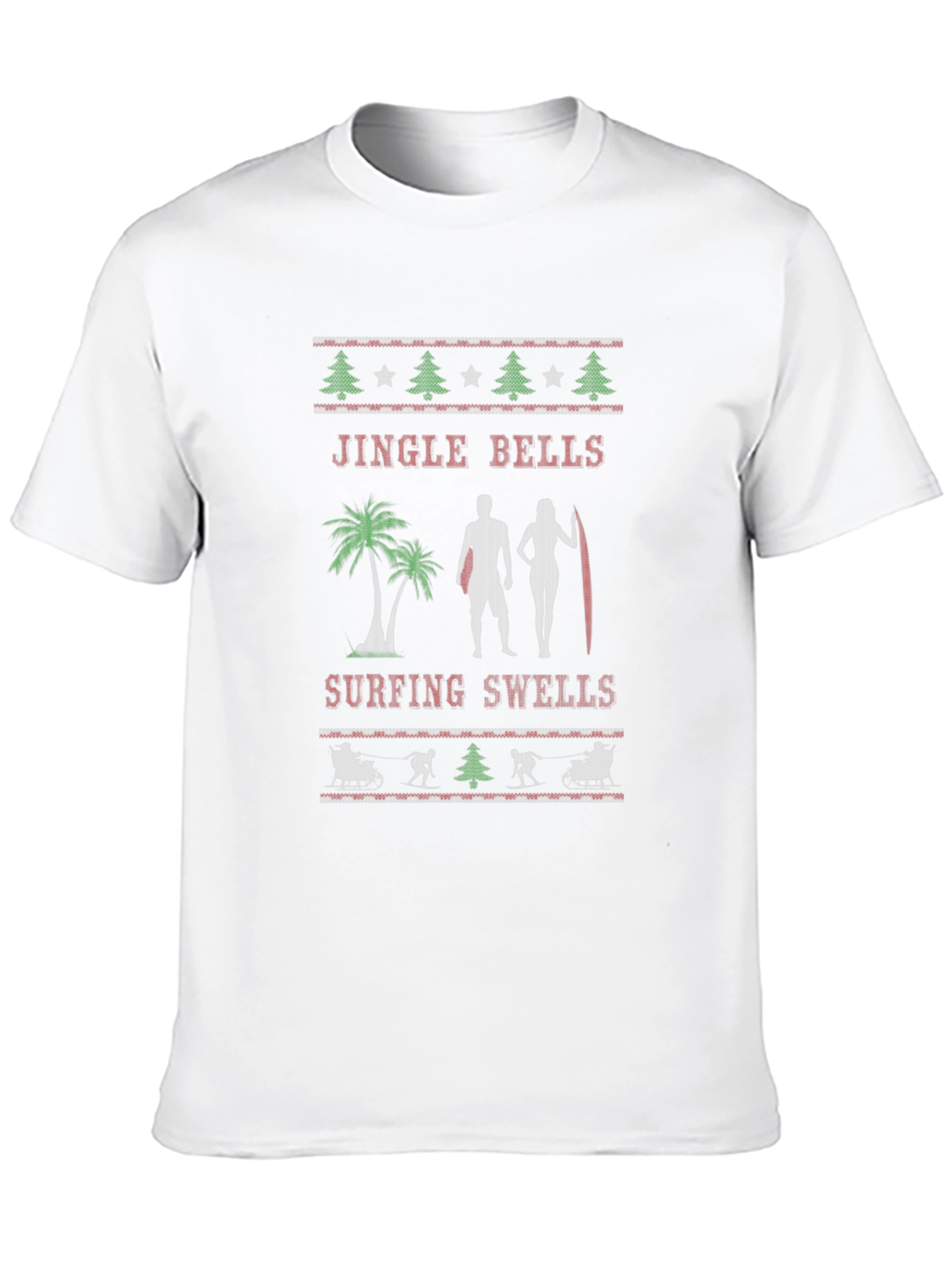 Surfing Swells Holiday Tee