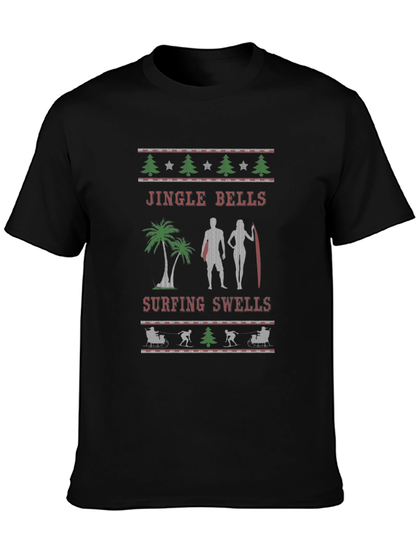 Surfing Swells Holiday Tee