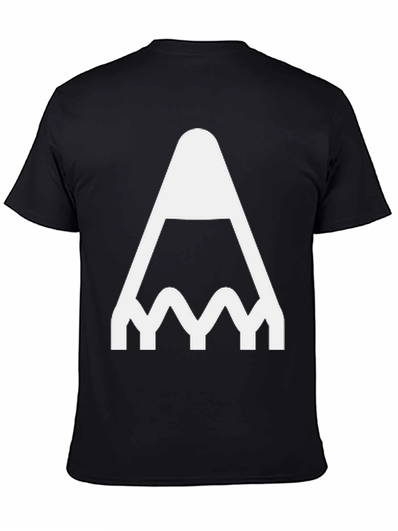 Pencil Icon Black T-Shirt