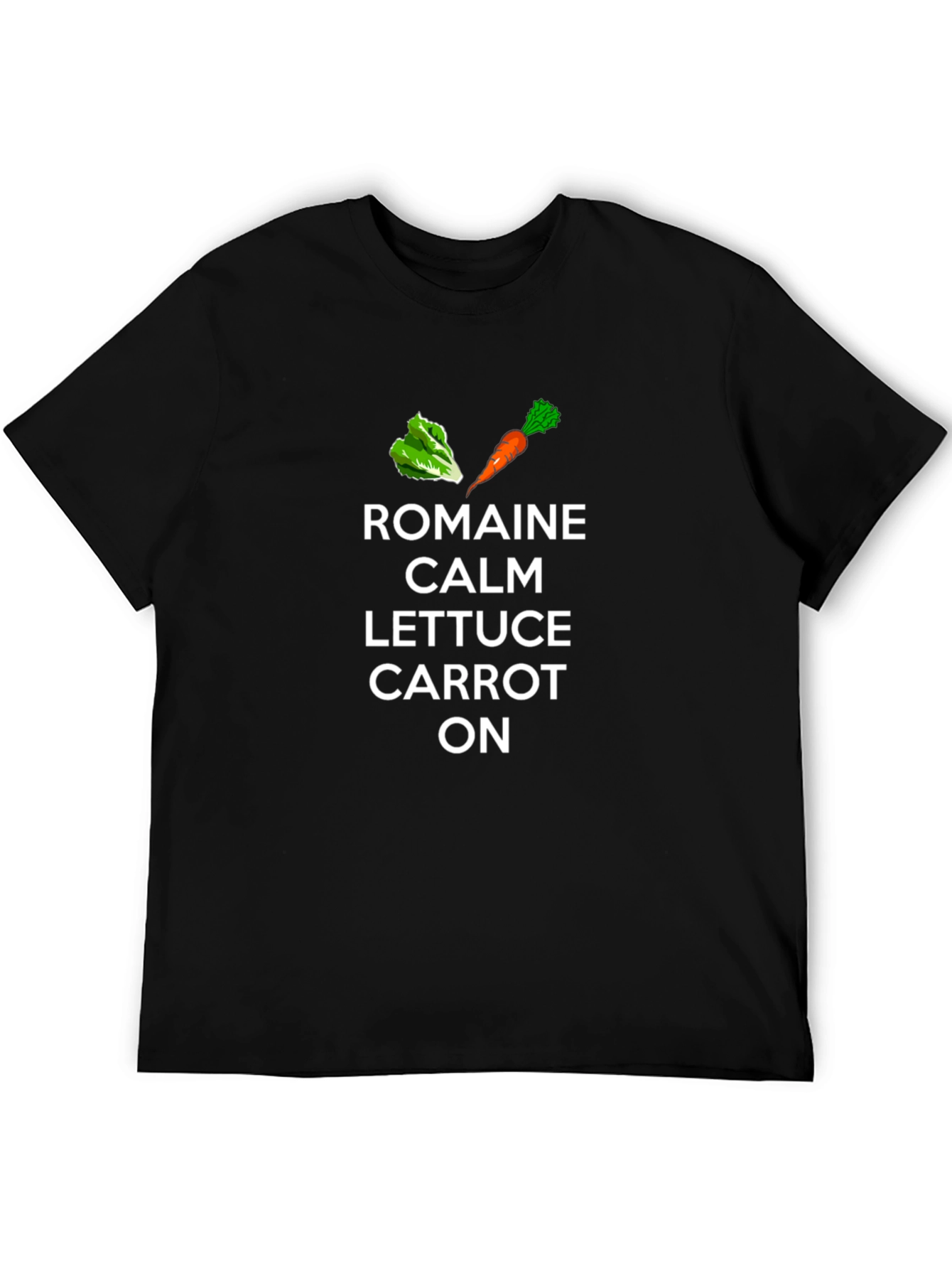 Romaine Calm Lettuce Carrot On T-Shirt