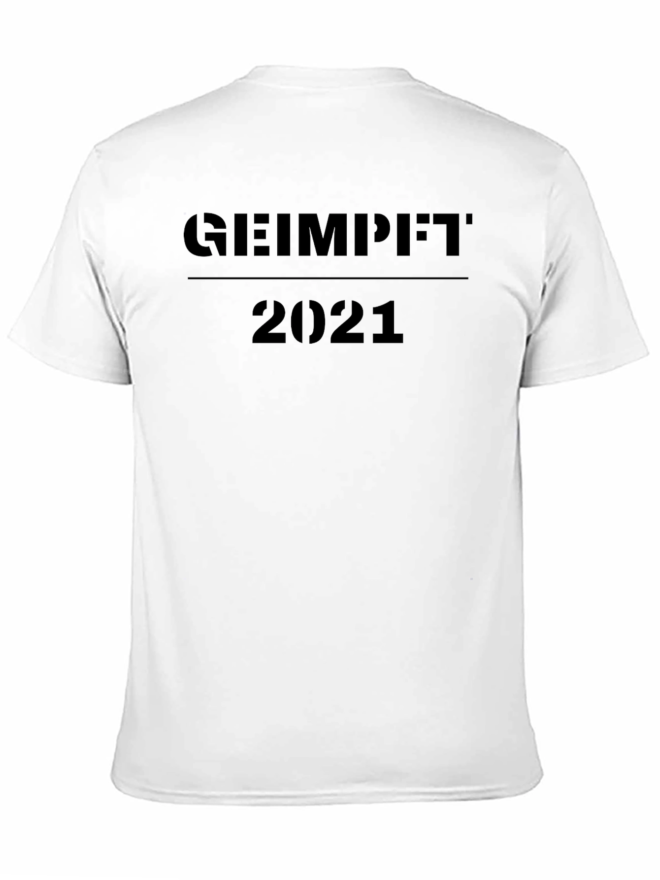 Geimpft 2021 Black T-Shirt