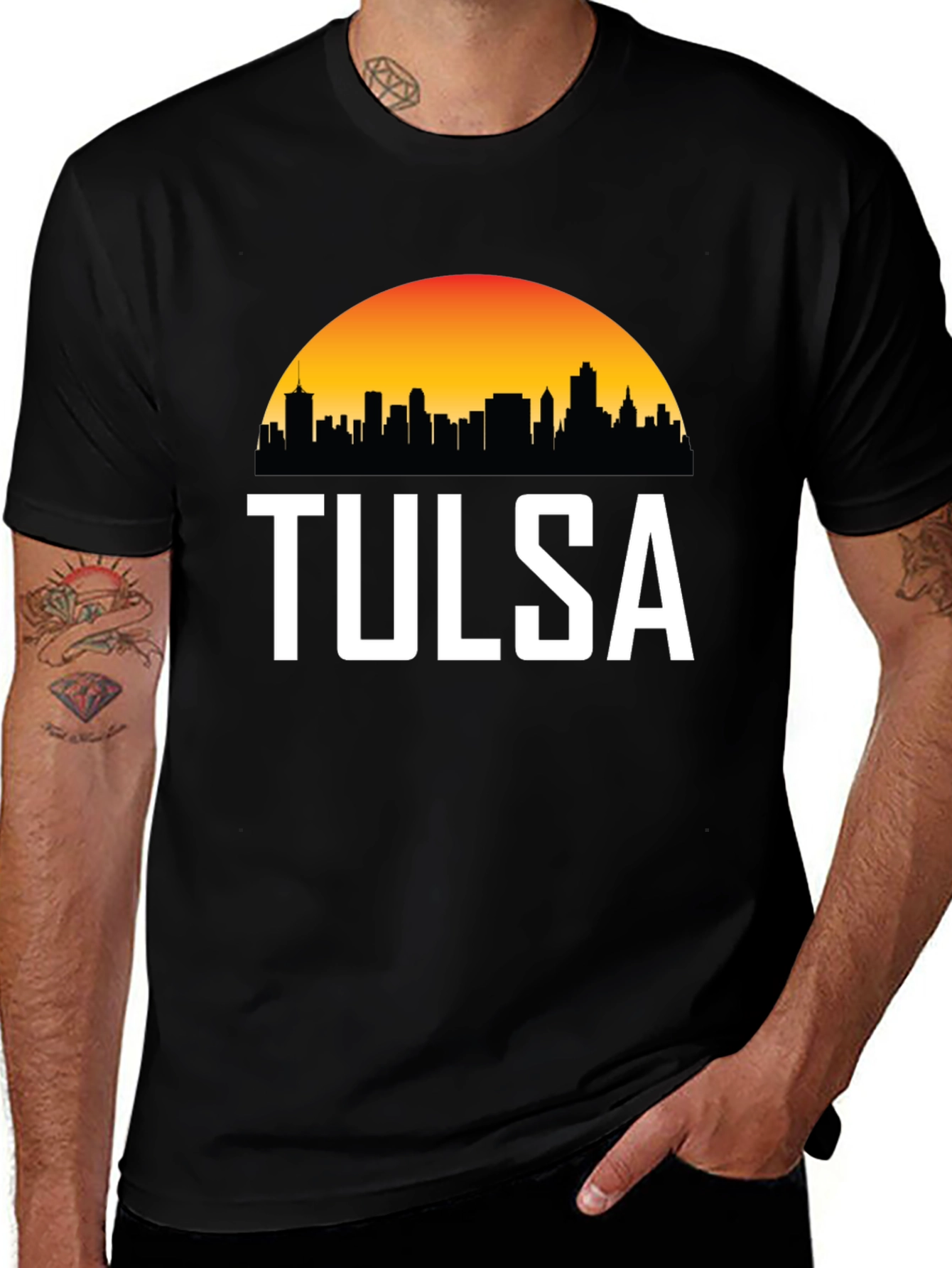 Tulsa Skyline Graphic Tee
