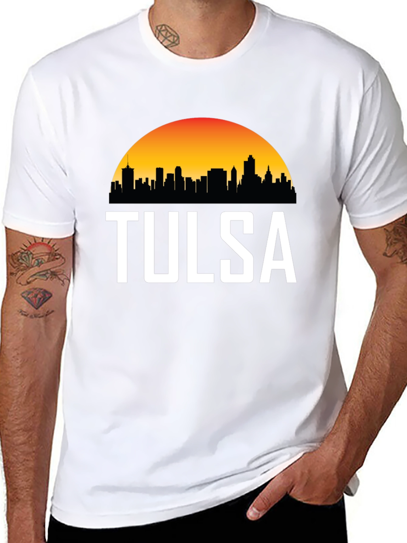Tulsa Skyline Graphic Tee
