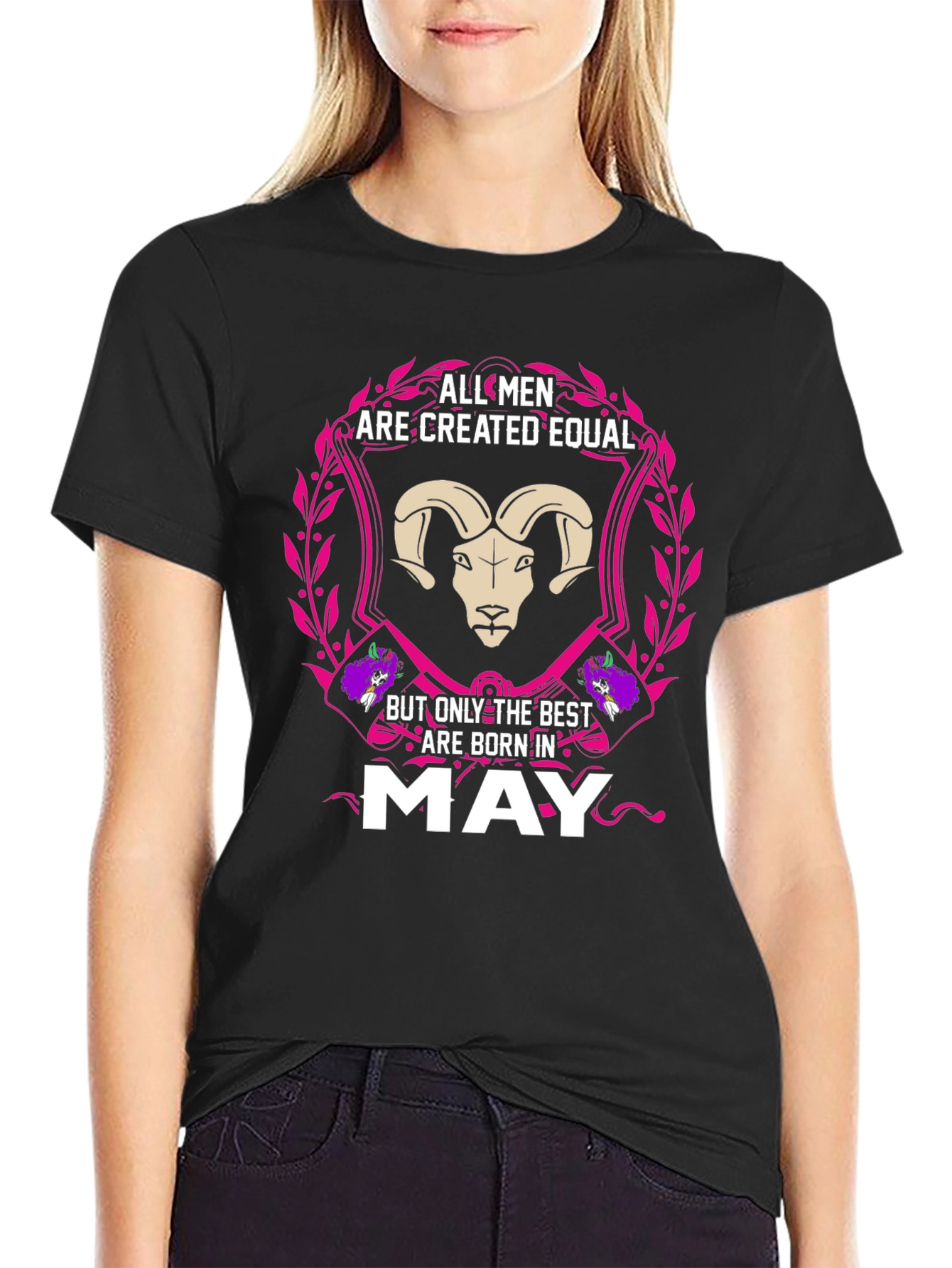 All Men are Created Equal May Birthday T-Shirt
