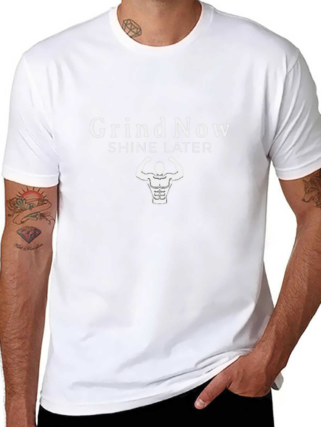Grind Now Shine Later Black T-Shirt