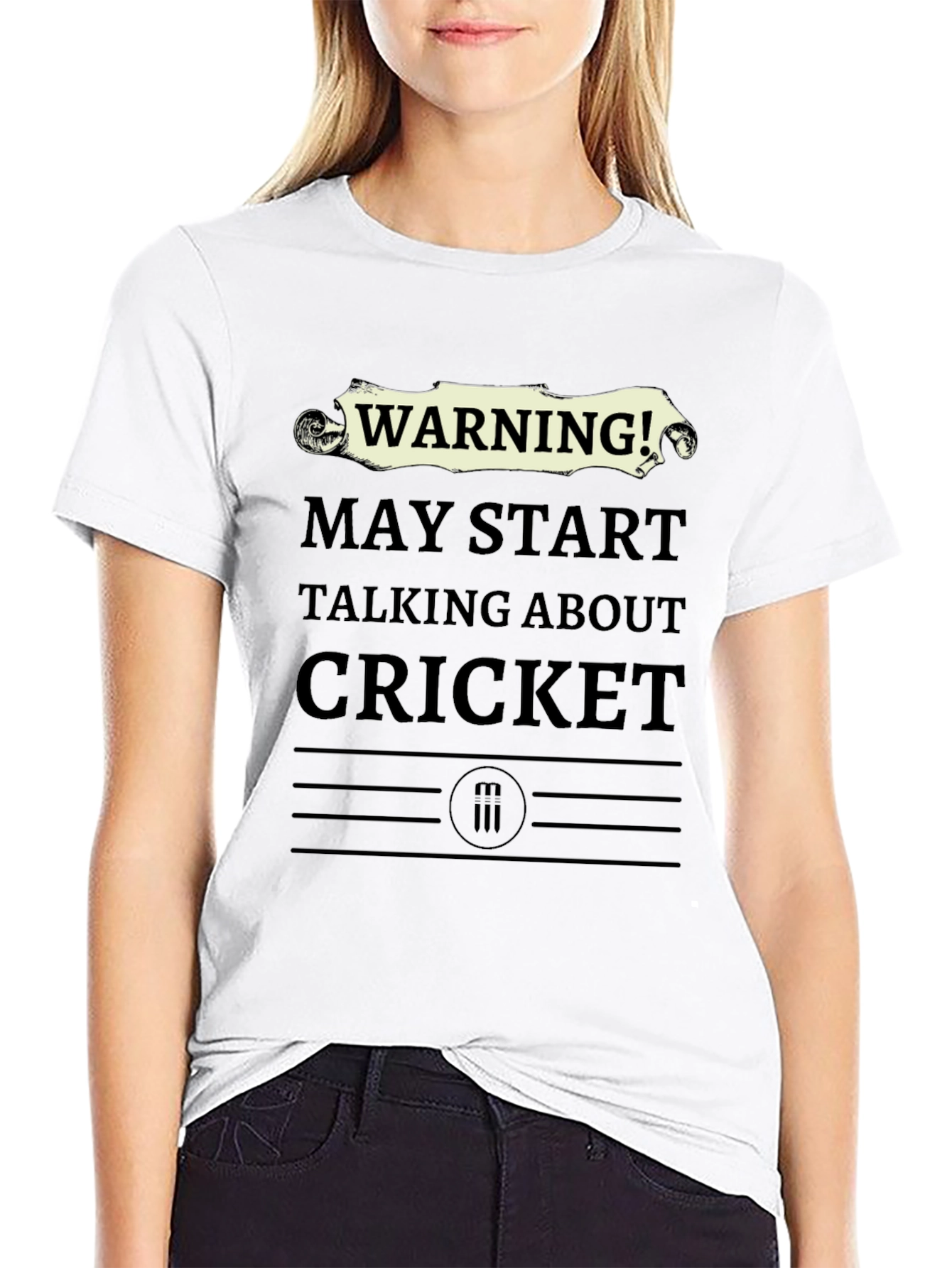 Warning! May Start Talking About Cricket T-Shirt