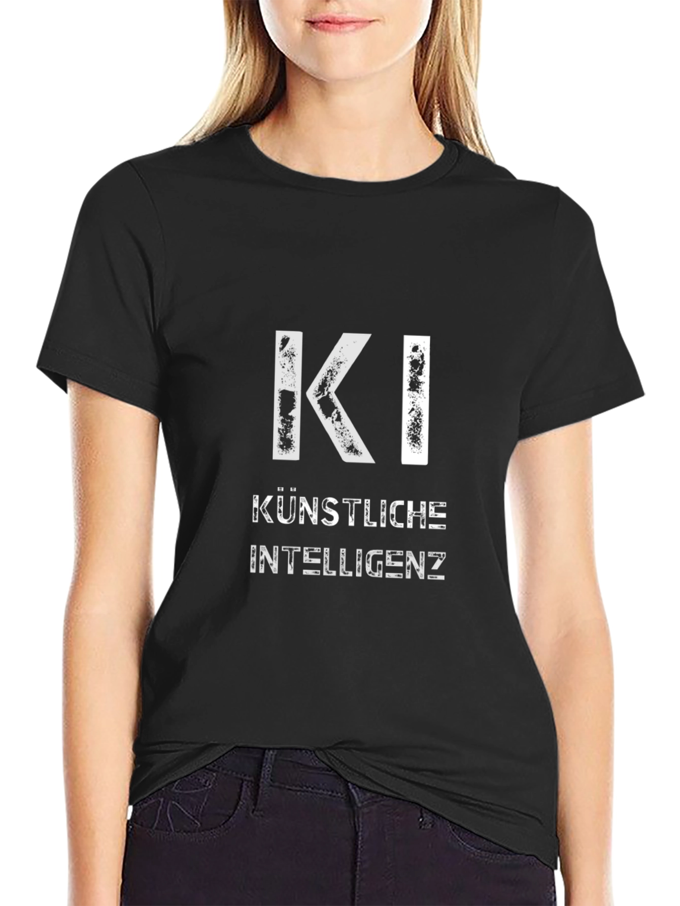 KI Artificial Intelligence Black T-Shirt