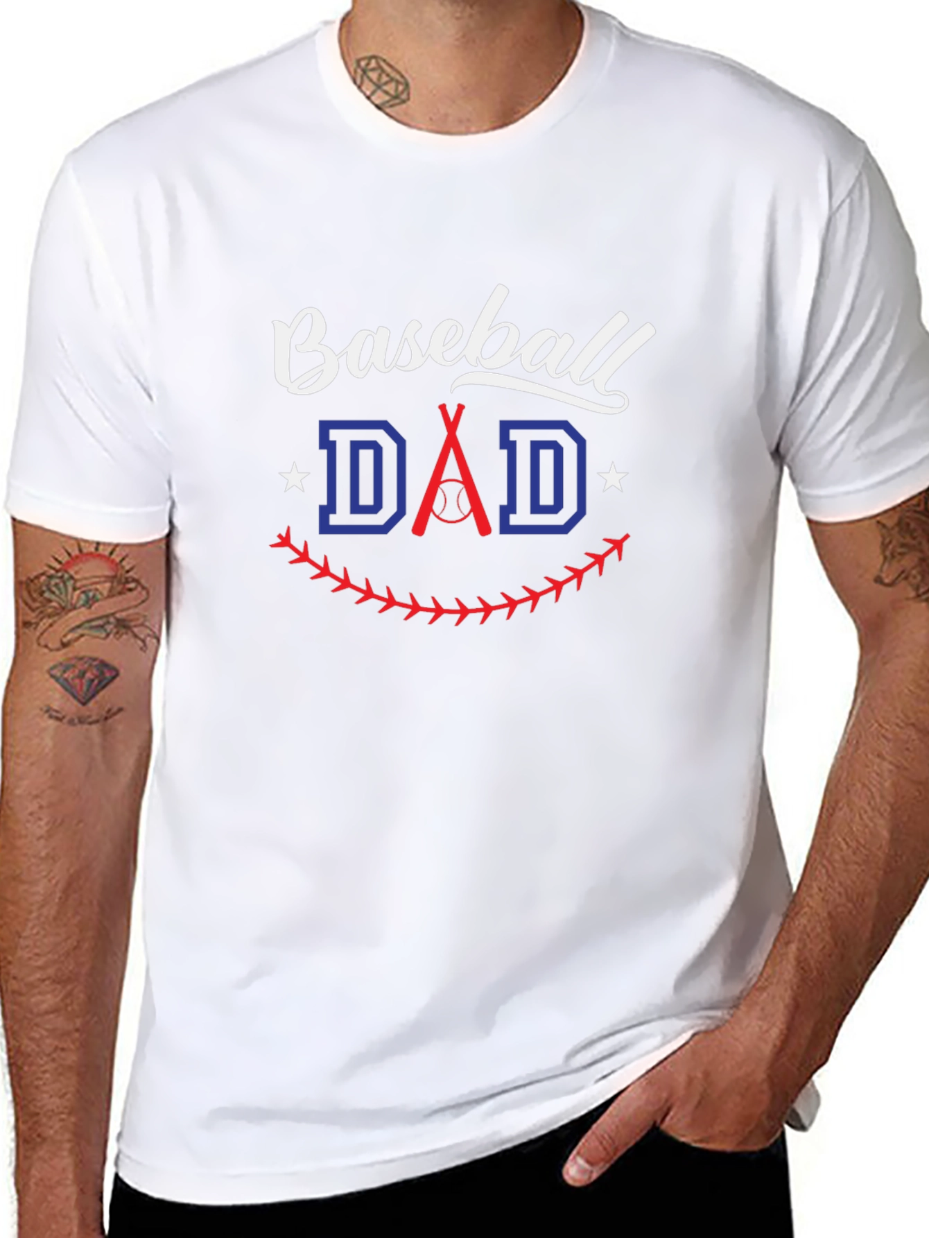 Baseball Dad Graphic Tee