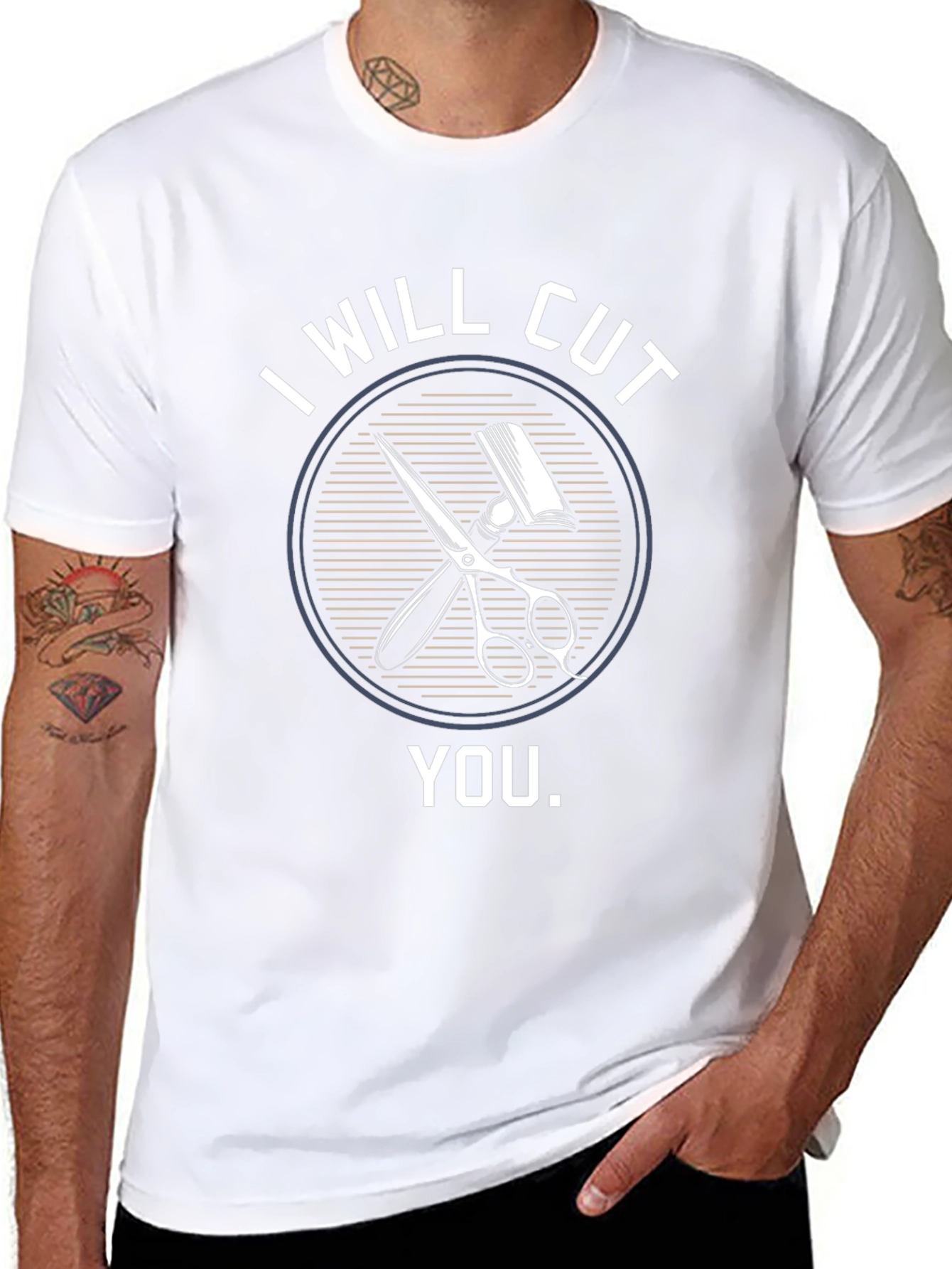 I Will Cut You Barber T-Shirt