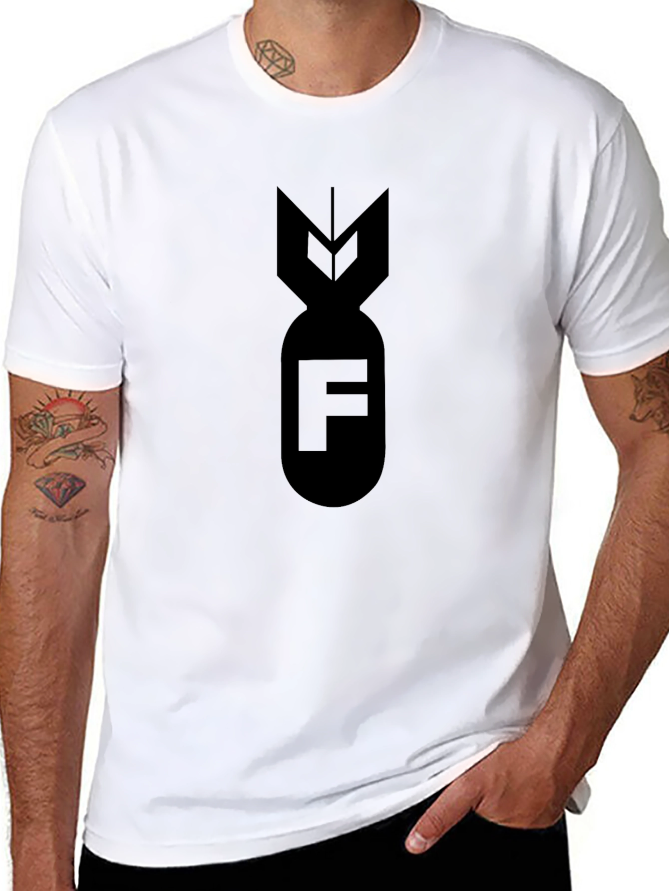 Black F-Bomb T-Shirt - Statement Tee