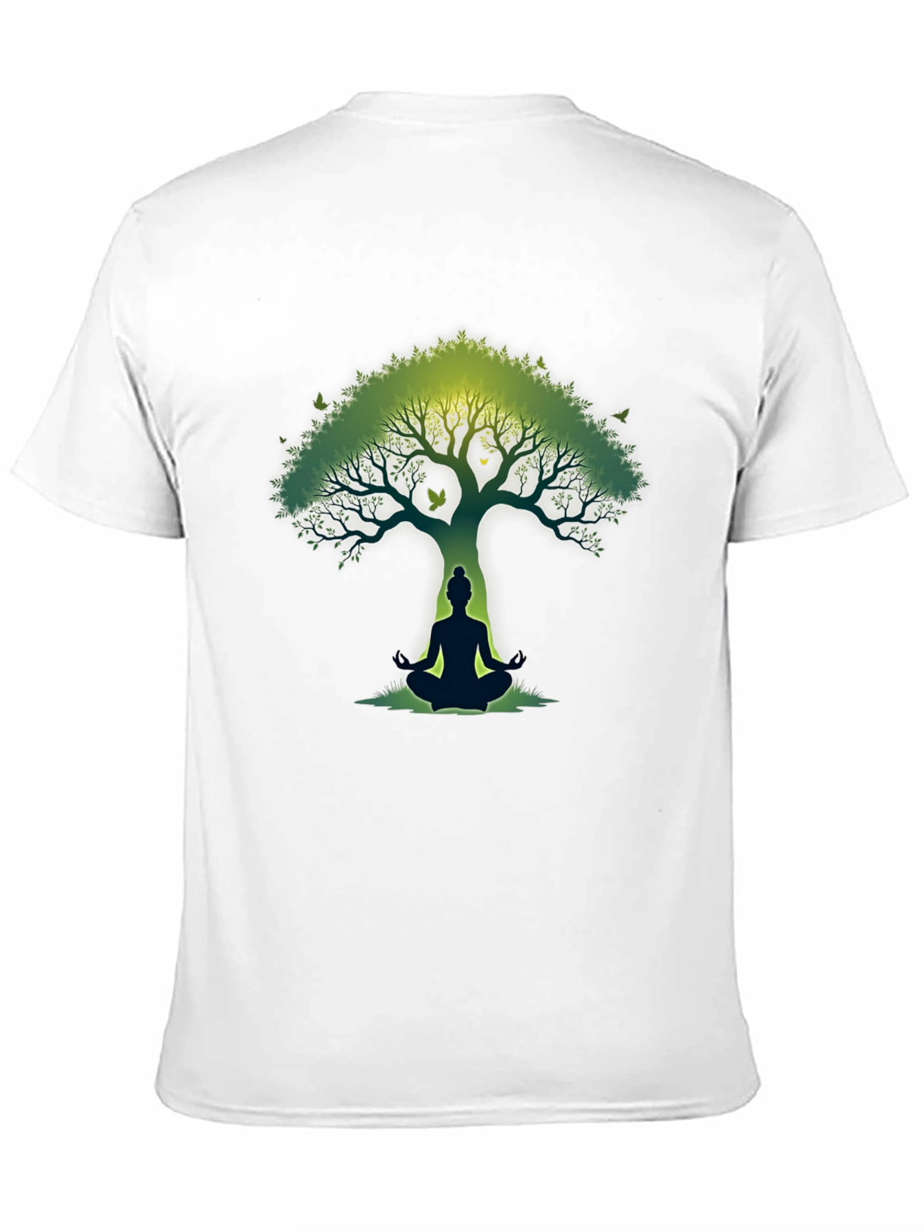 Zen Tree Meditation T-Shirt - Nature Inspired Graphic Tee