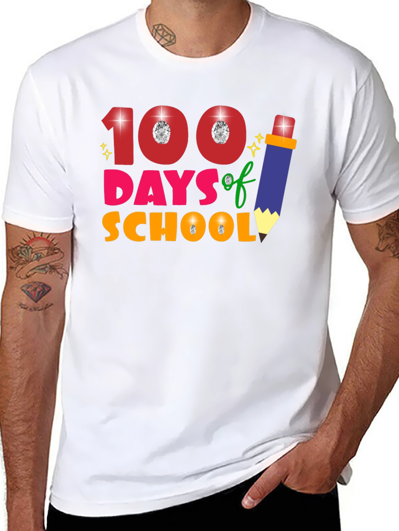 100 Days of School Graphic Tee