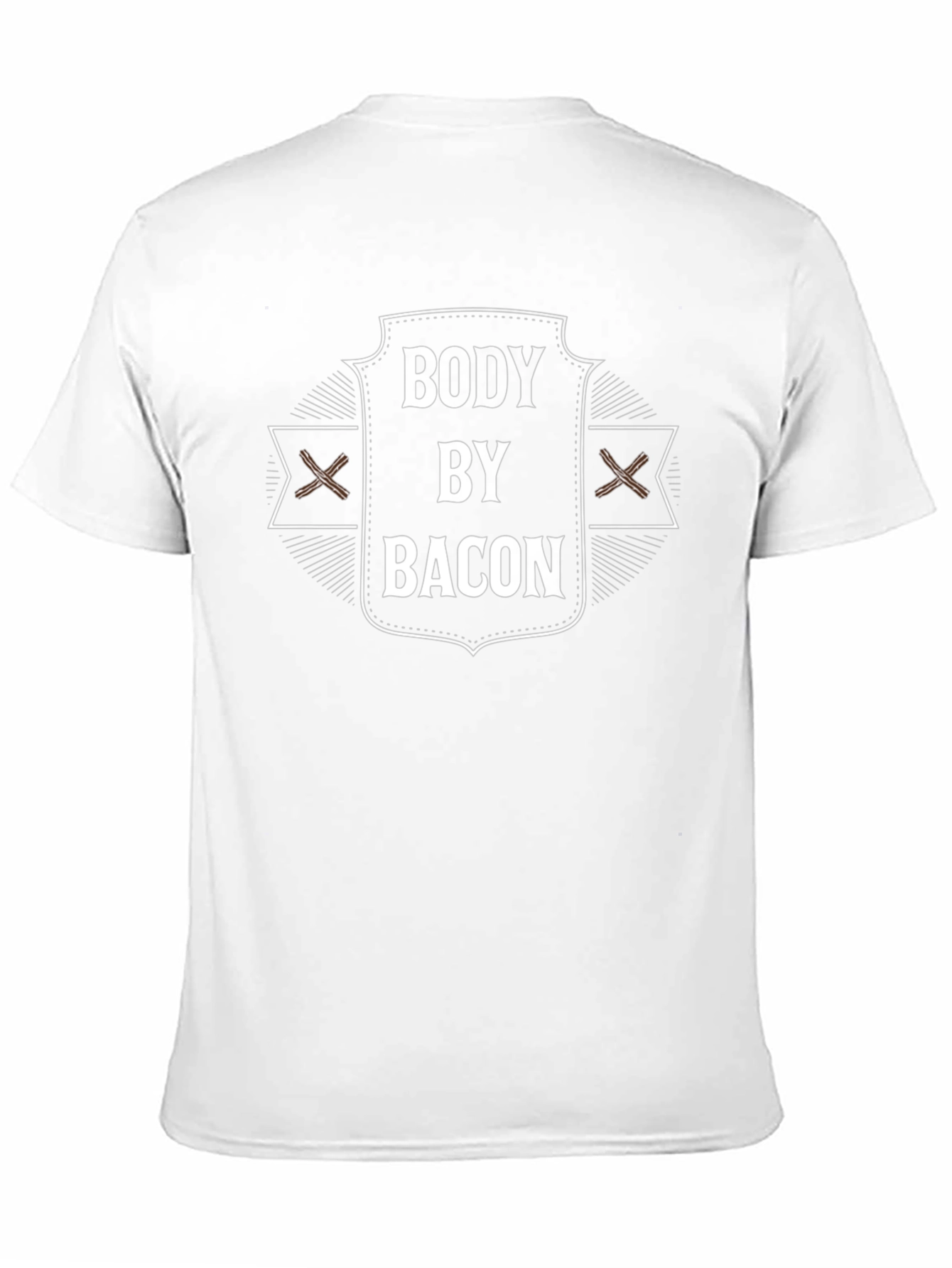 Body By Bacon Graphic Tee - Mens Black T-Shirt
