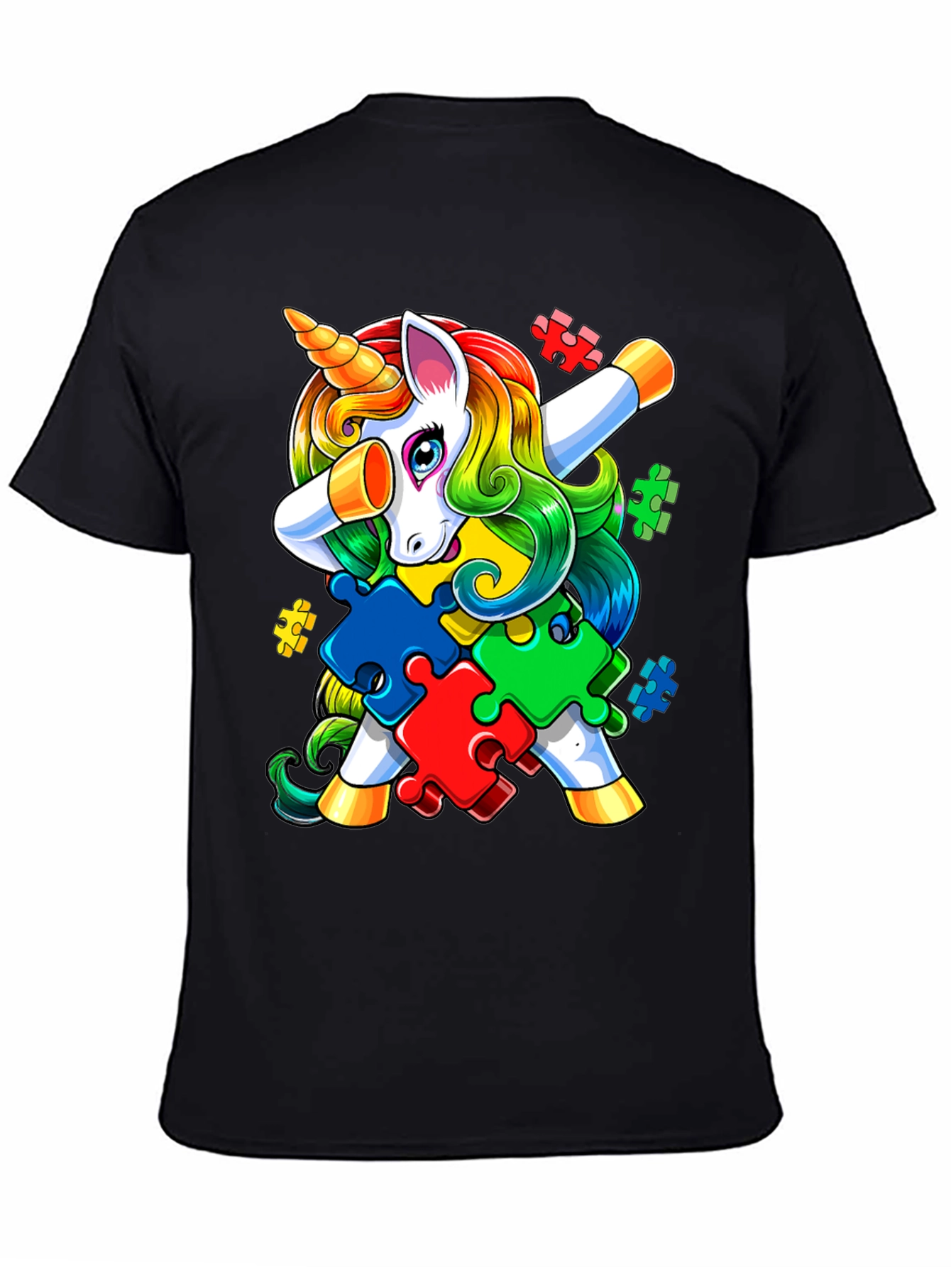 Autism Awareness Unicorn Dab T-Shirt