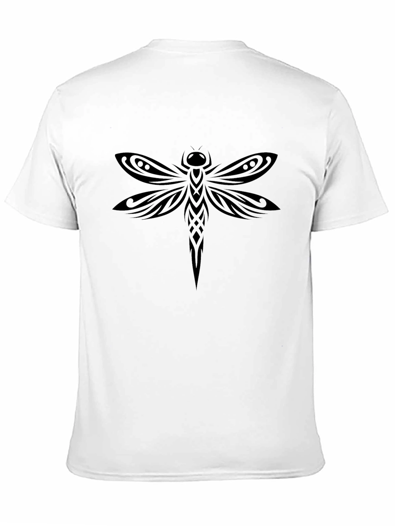 Black Dragonfly Graphic T-Shirt - Stylish Casual Wear