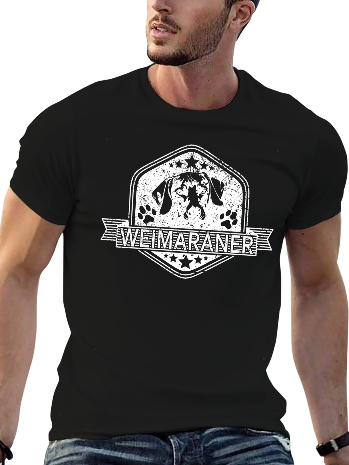 Weimaraner Dog T-Shirt - Unisex Cotton Tee