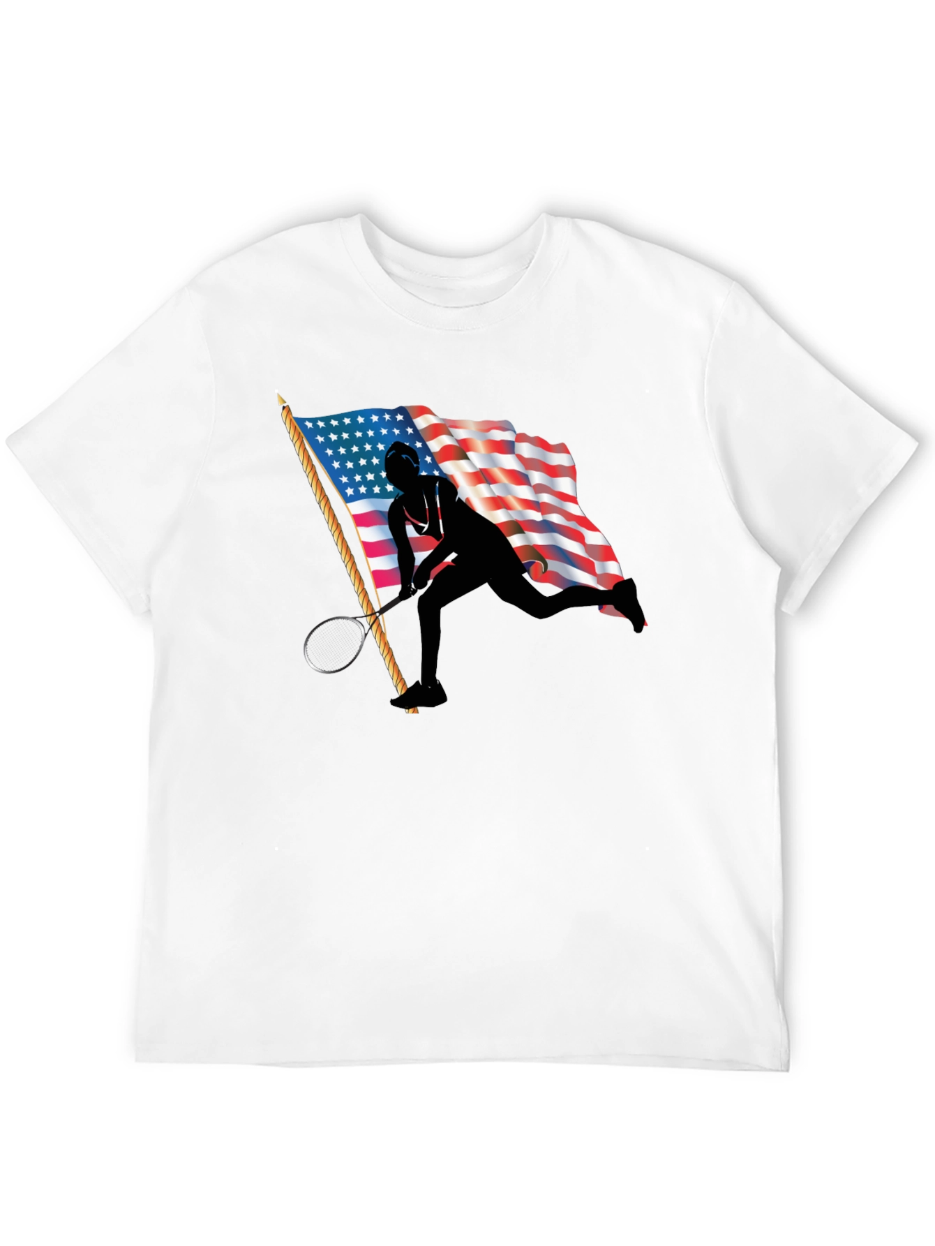 Wrestling USA Flag Graphic Tee