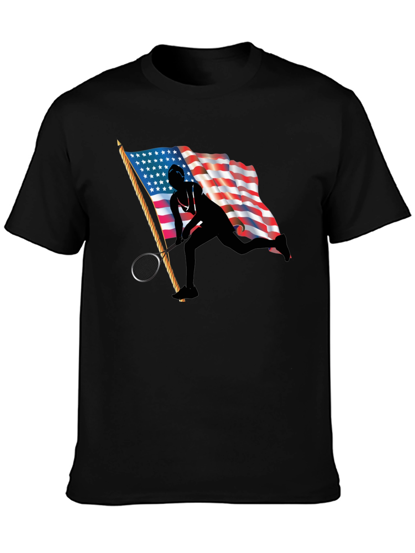 Wrestling USA Flag Graphic Tee