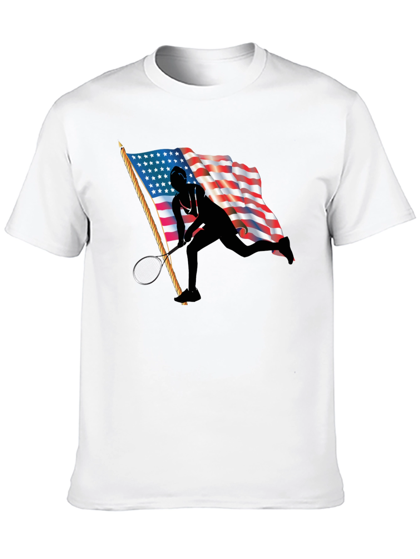 Wrestling USA Flag Graphic Tee