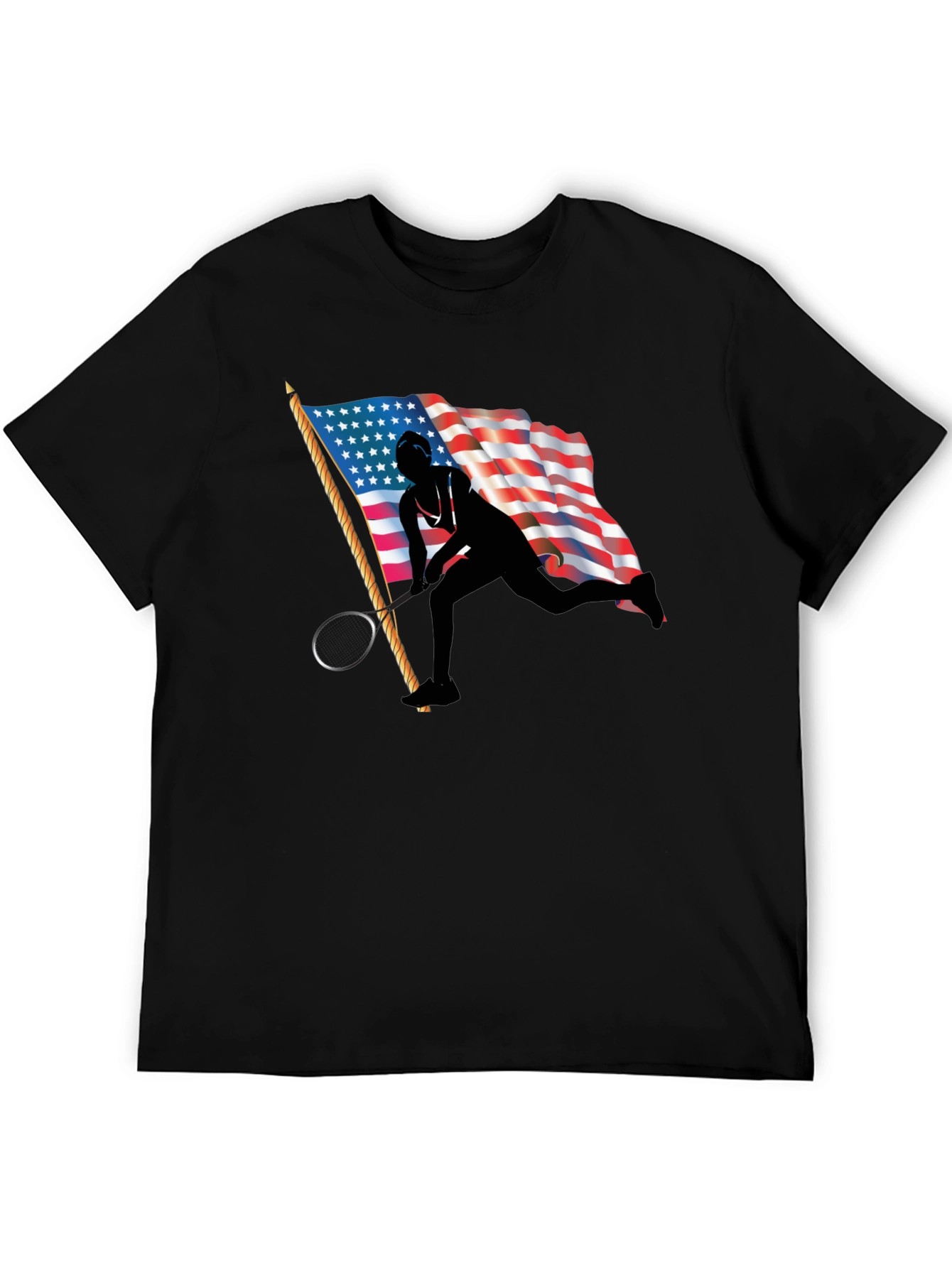 Wrestling USA Flag Graphic Tee