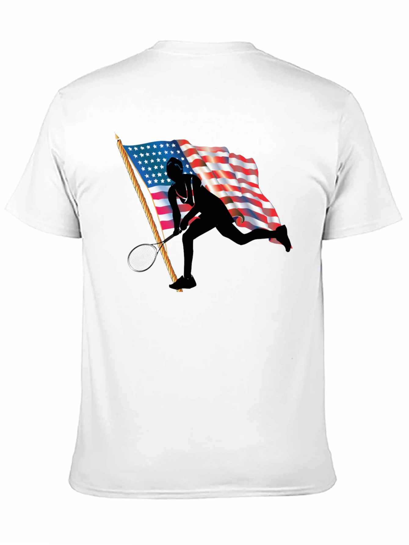 Wrestling USA Flag Graphic Tee