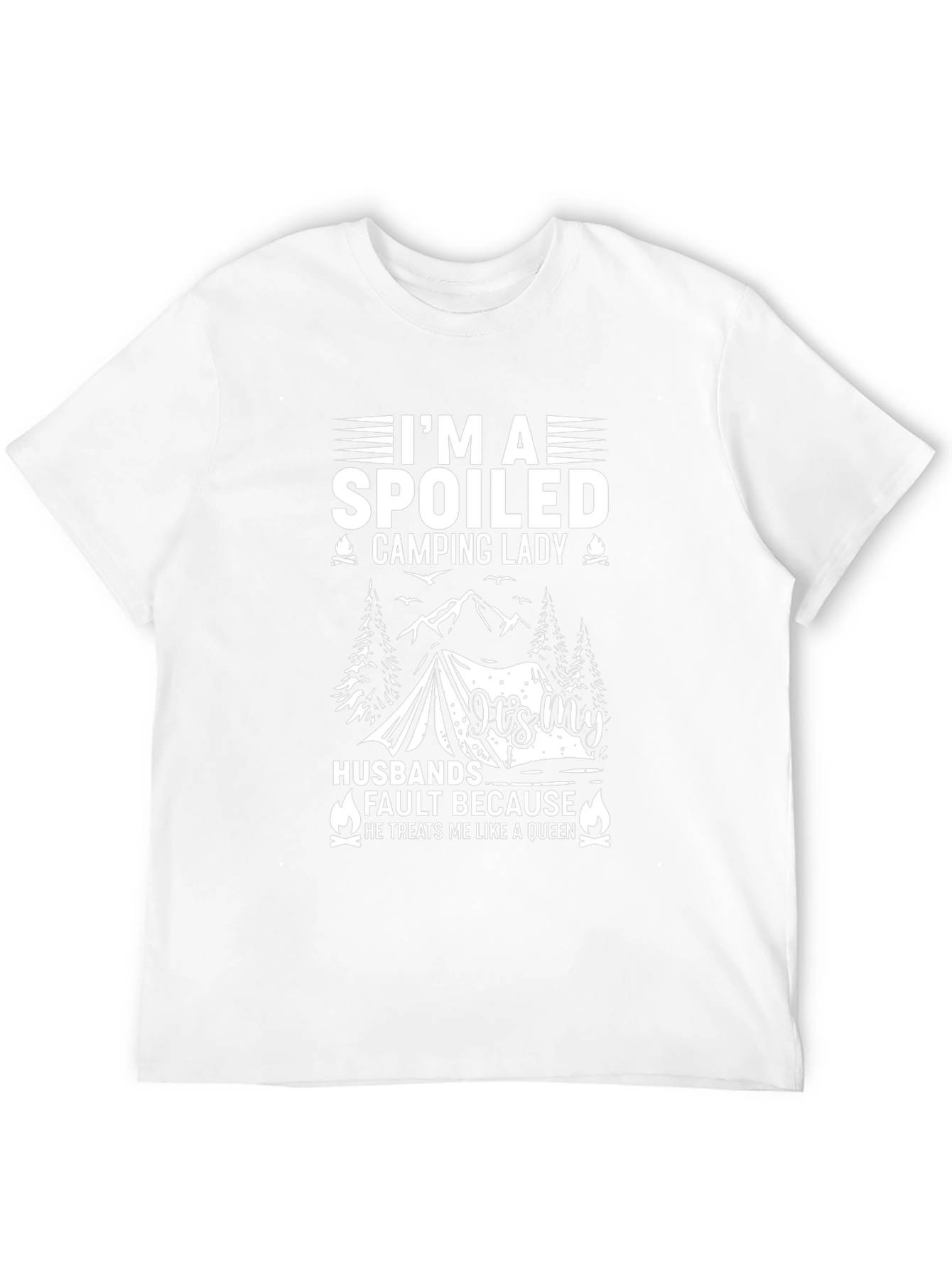 Spoiled Camping Lady T-Shirt