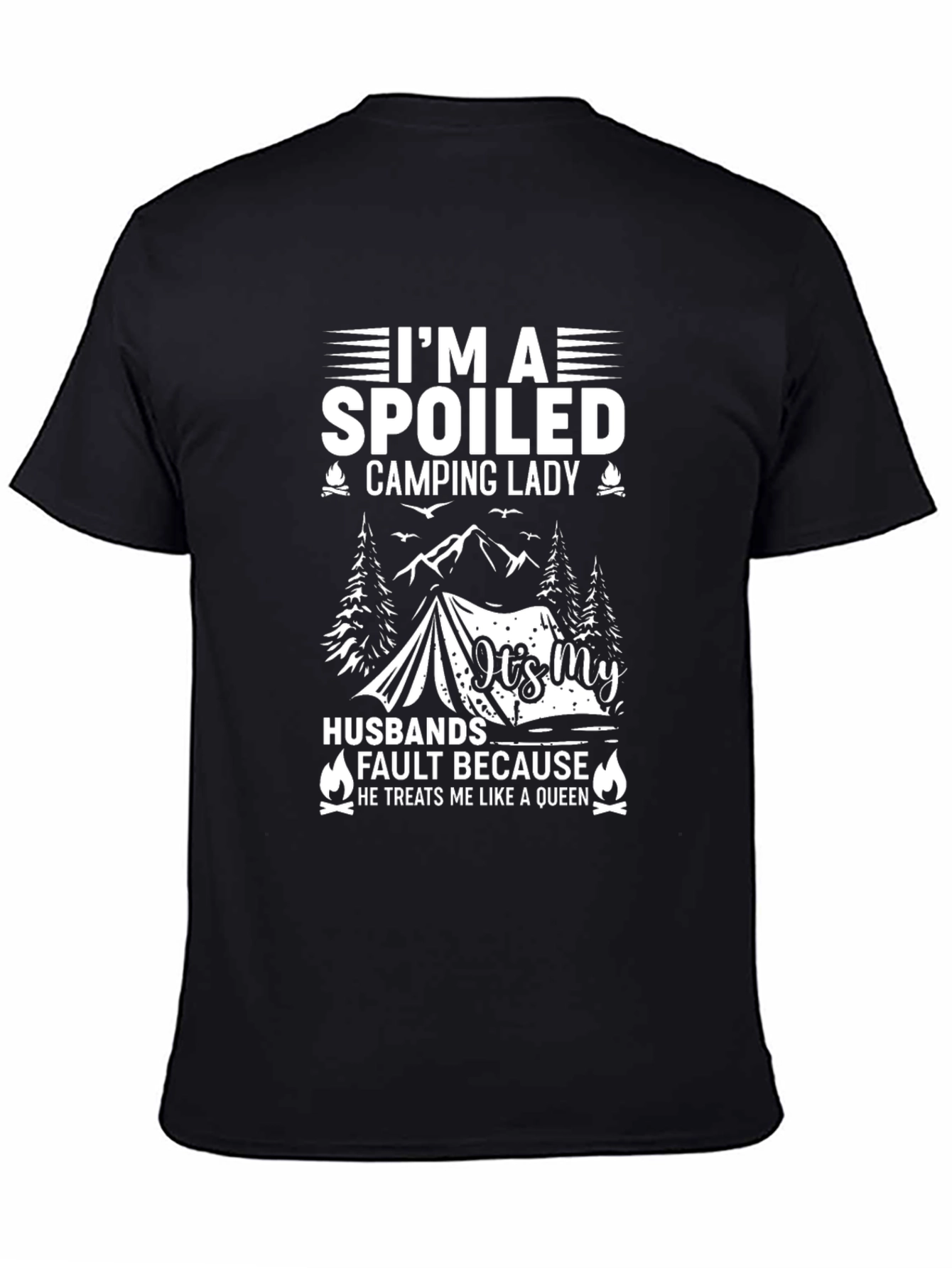 Spoiled Camping Lady T-Shirt