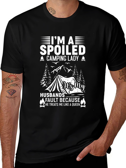 Spoiled Camping Lady T-Shirt