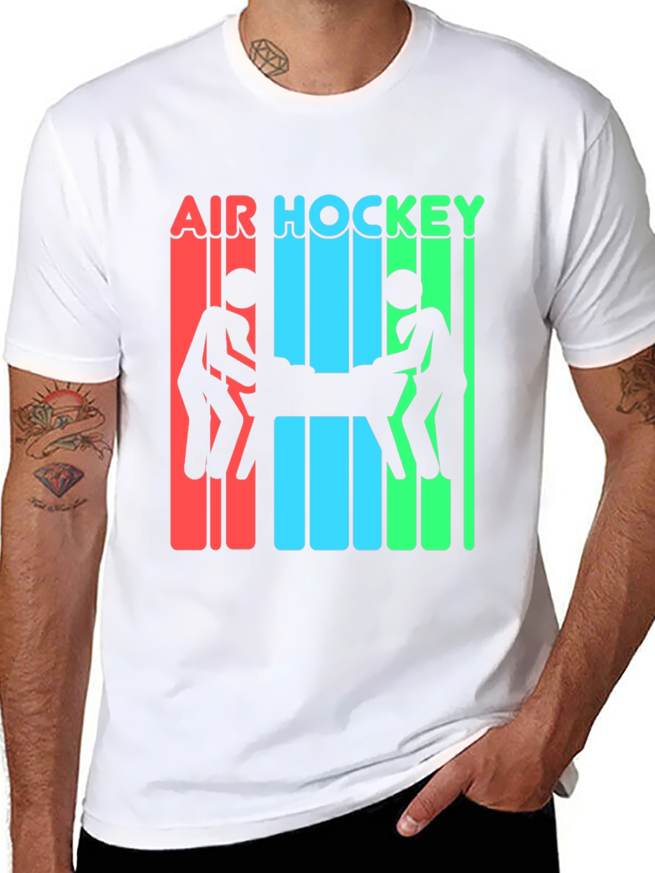 Air Hockey Graphic T-Shirt
