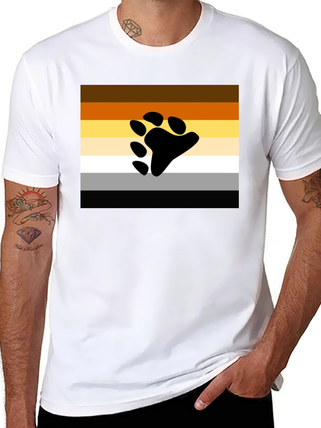 Bear Pride Paw T-Shirt