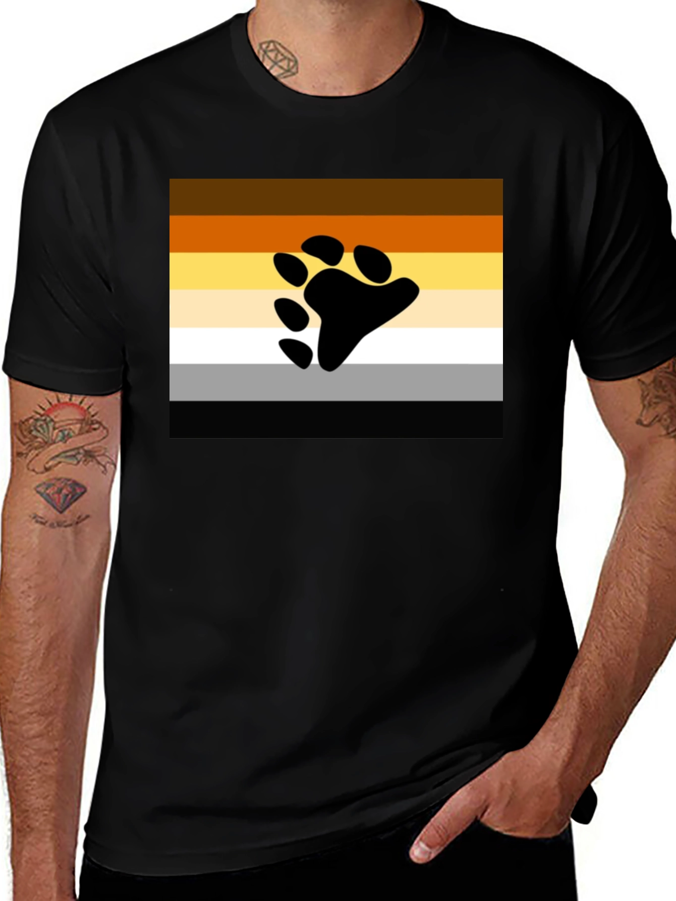 Bear Pride Paw T-Shirt