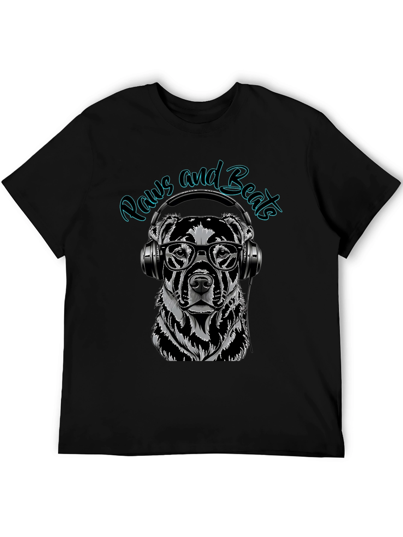 Paws and Beats Dog Graphic Tee
