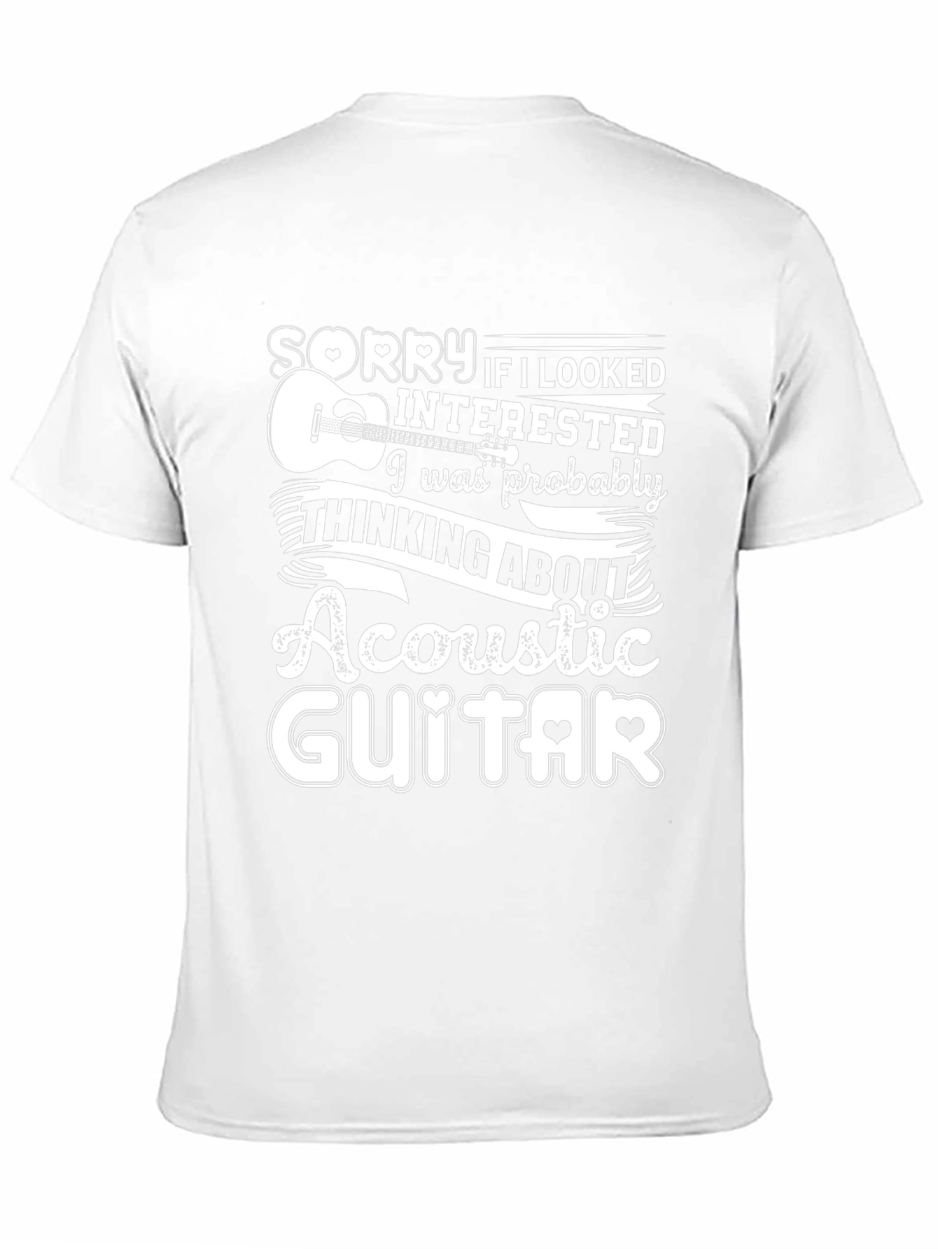 Acoustic Guitar Lover Graphic Tee