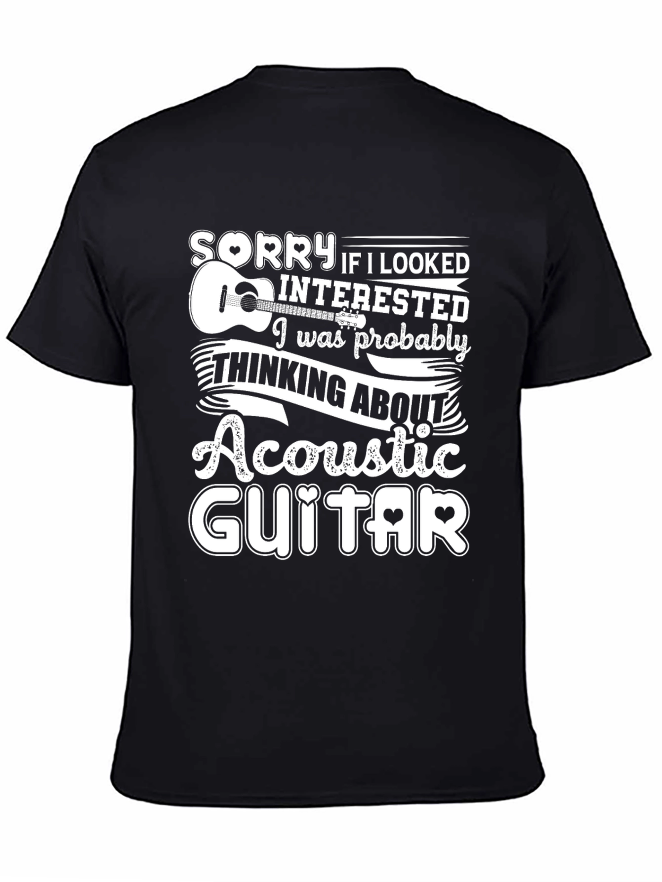 Acoustic Guitar Lover Graphic Tee