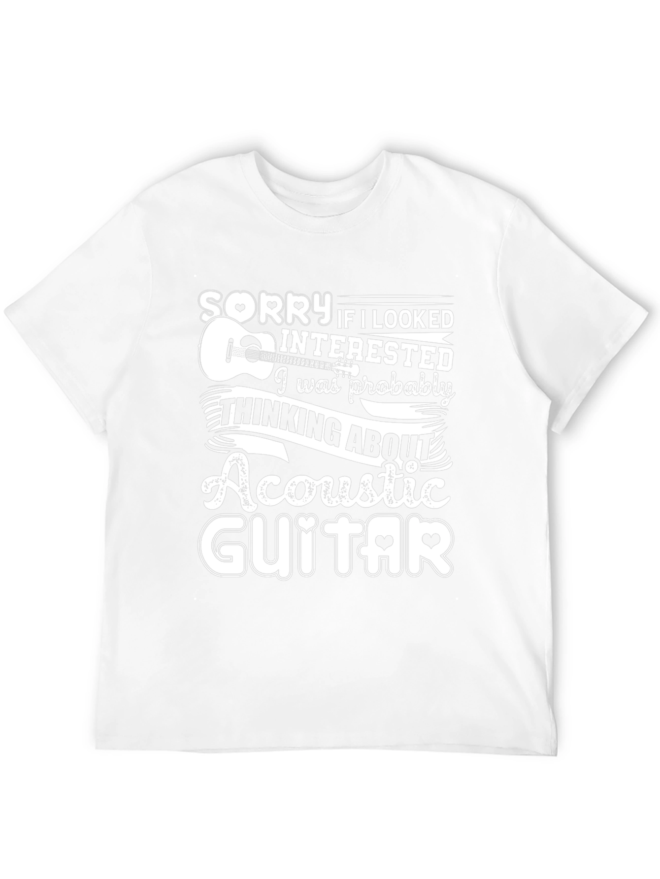 Acoustic Guitar Lover Graphic Tee